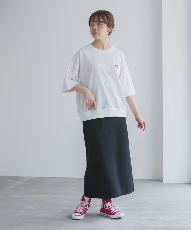 CONVERSE  ワンポイントシューズTシャツ レディース メール便 対応商品商品画像-28