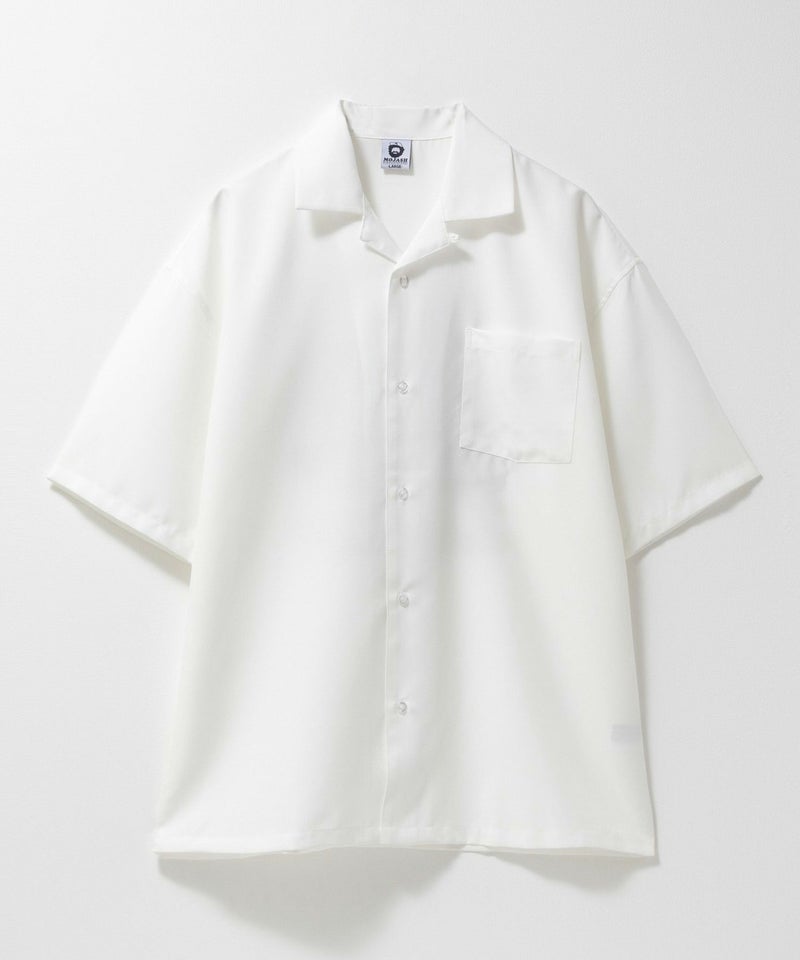 ひげサガラ刺繍半袖シャツ メンズ商品画像-4