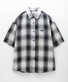 RED CAP GIRL ルーズサイズバックイラストオンブレーチェック半袖シャツ メンズ商品サムネイル-7
