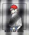 RED CAP GIRL  ルーズサイズバックイラストオンブレーチェック半袖シャツ メンズ商品サムネイル-11