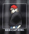RED CAP GIRL  ルーズサイズバックイラストオンブレーチェック半袖シャツ メンズ商品サムネイル-12