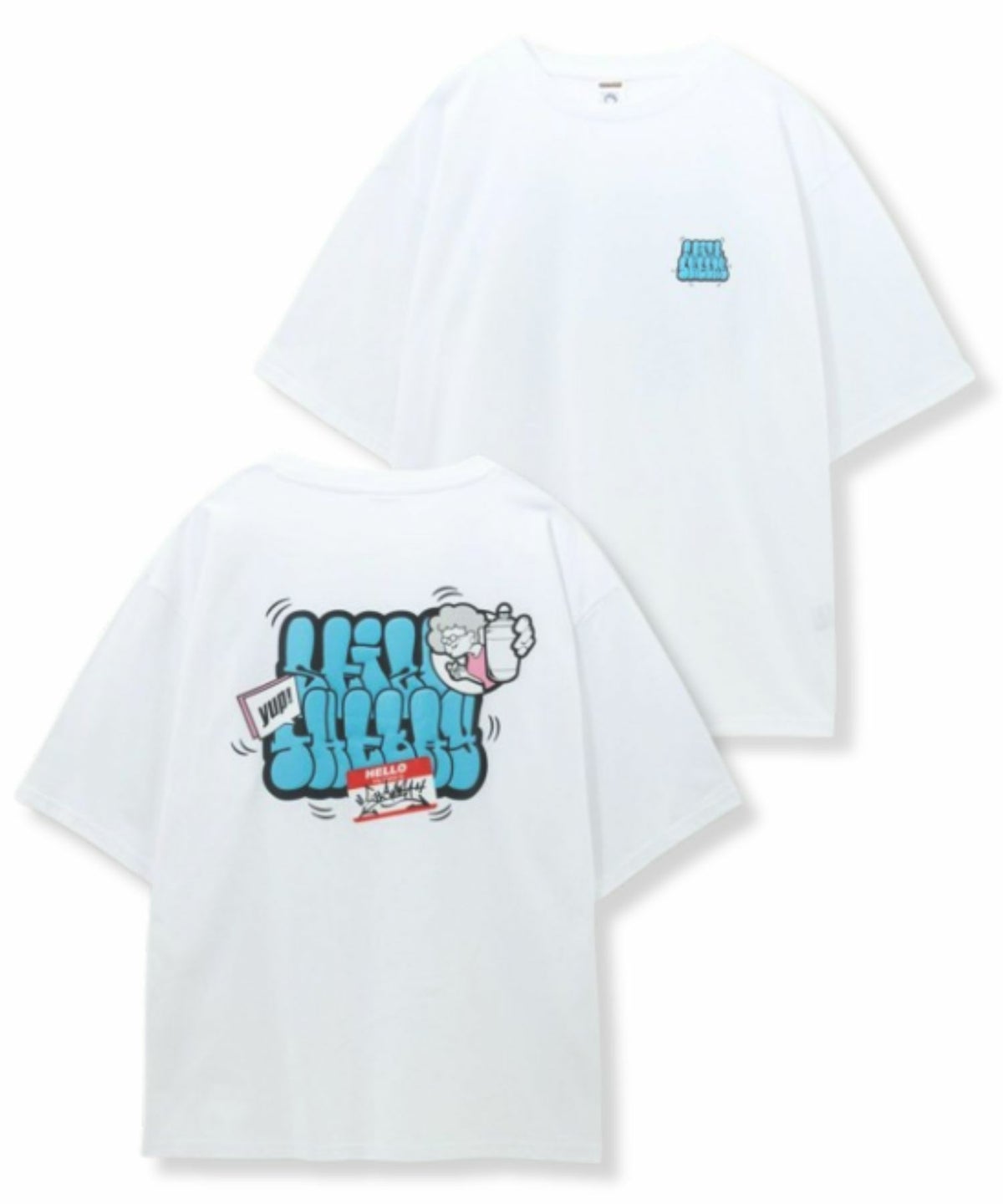 天竺発泡バブルロゴTシャツ メンズ ネコポス 対応商品