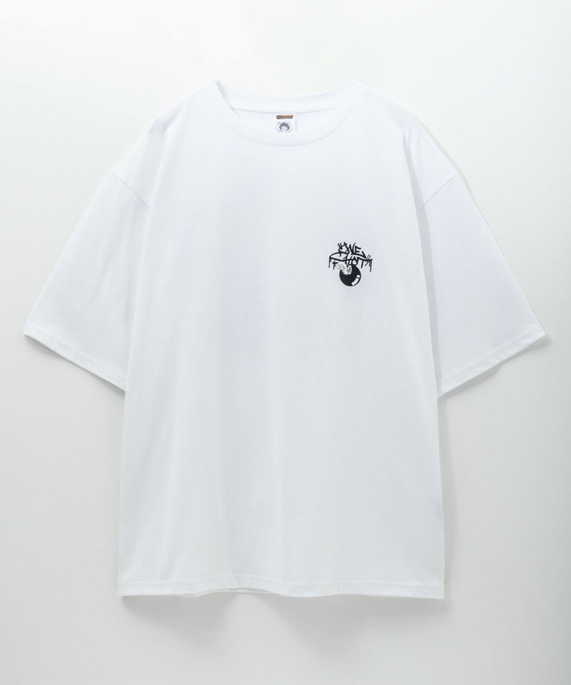 天竺発泡タギングロゴTシャツ メンズ メール便 対応商品商品画像-4