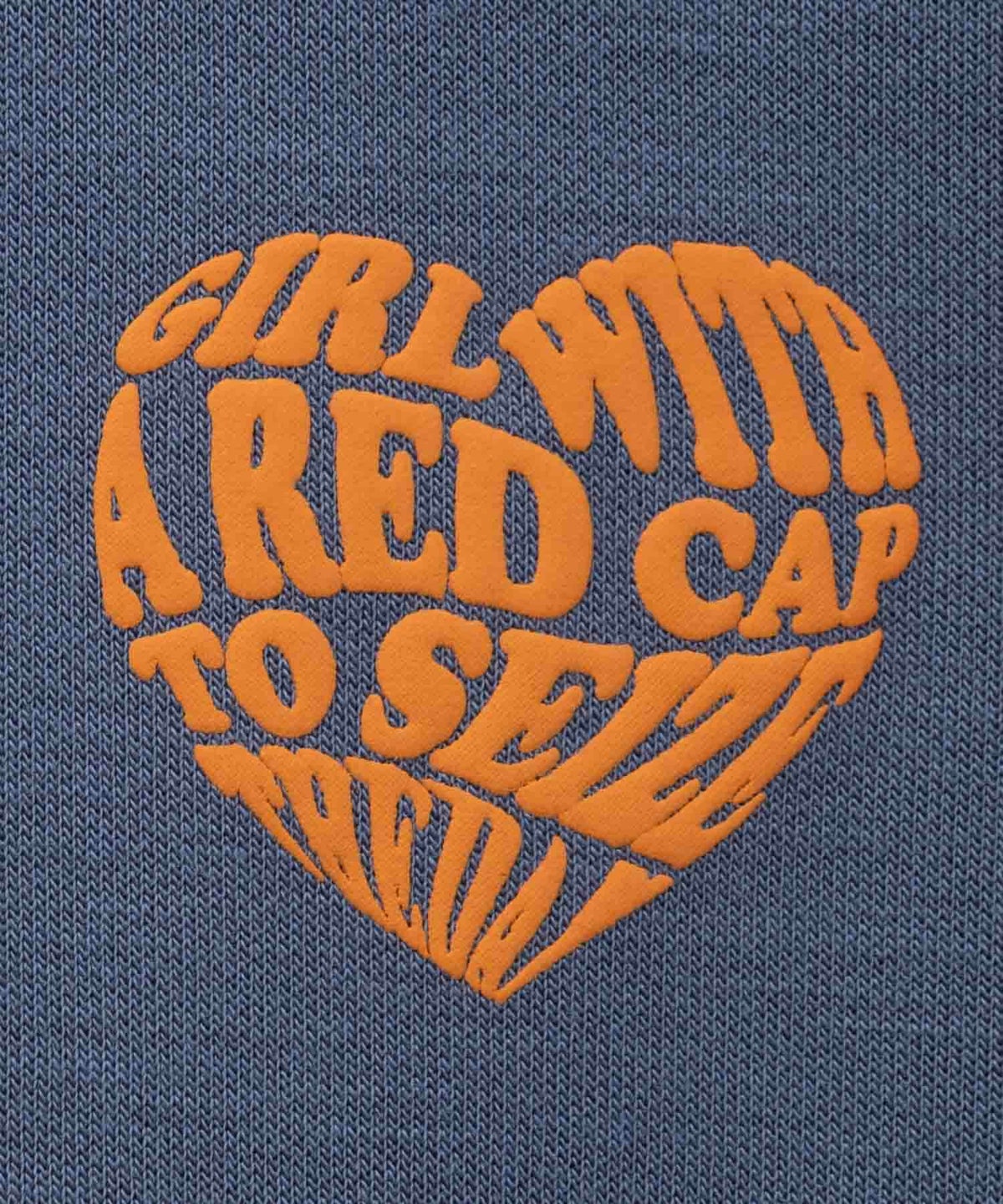 RED CAP GIRL ポンチ素材バックプリントTシャツ メンズ ネコポス 対応商品