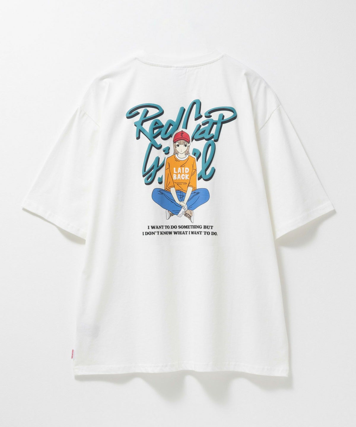 RED CAP GIRL 天竺バックプリントTシャツ メンズ ネコポス 対応商品