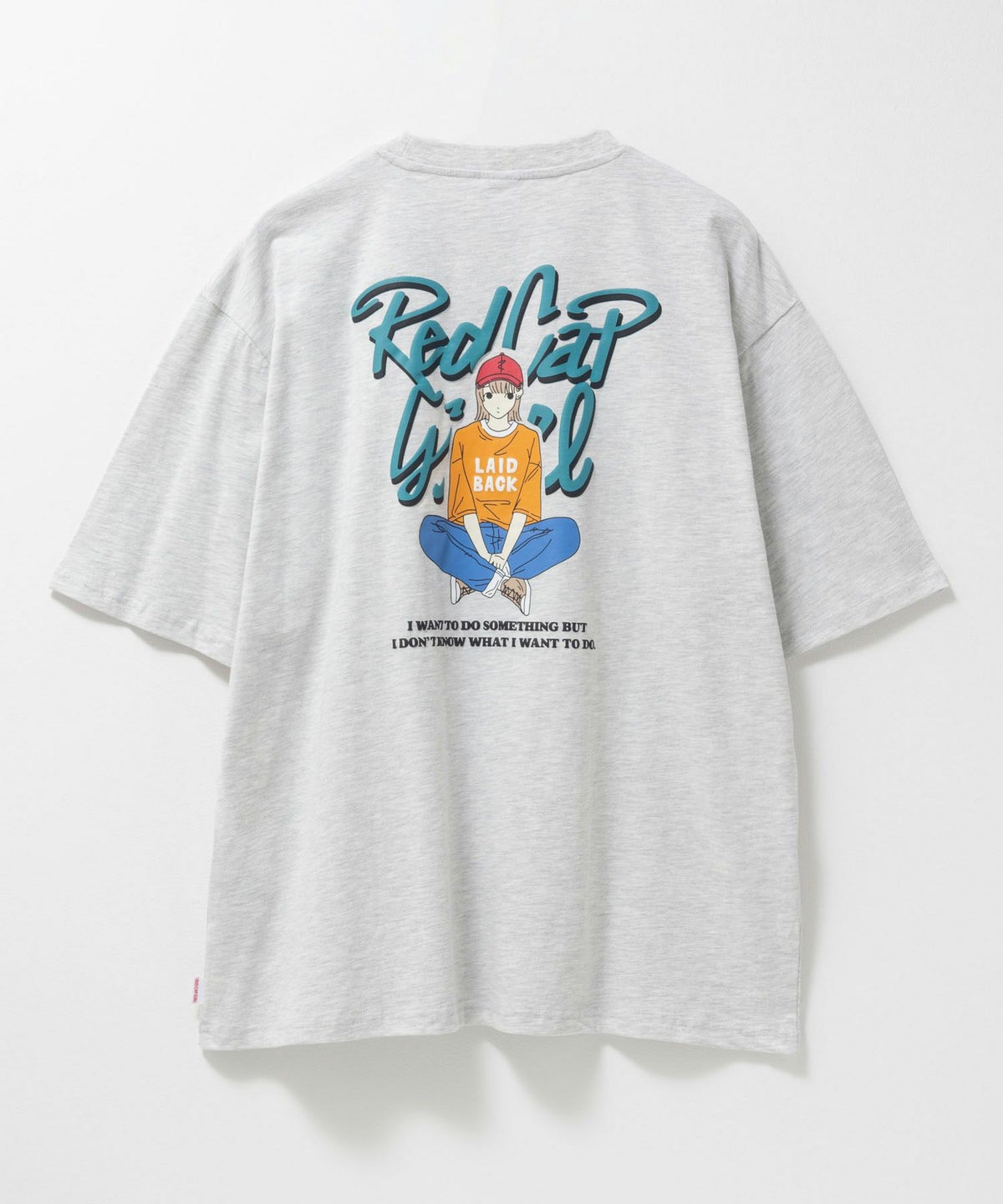 RED CAP GIRL 天竺バックプリントTシャツ メンズ ネコポス 対応商品