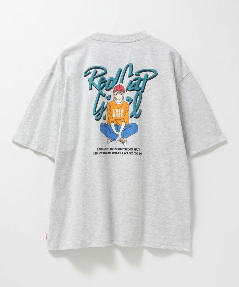 RED CAP GIRL 天竺バックプリントTシャツ メンズ メール便 対応商品商品画像-8
