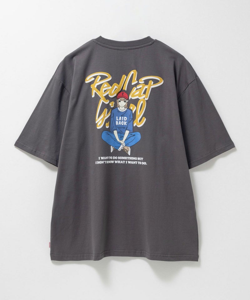 RED CAP GIRL 天竺バックプリントTシャツ メンズ メール便 対応商品商品画像-10