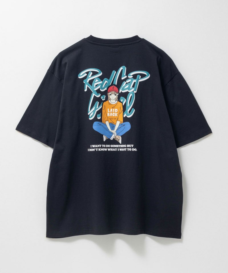 RED CAP GIRL 天竺バックプリントTシャツ メンズ メール便 対応商品商品画像-12