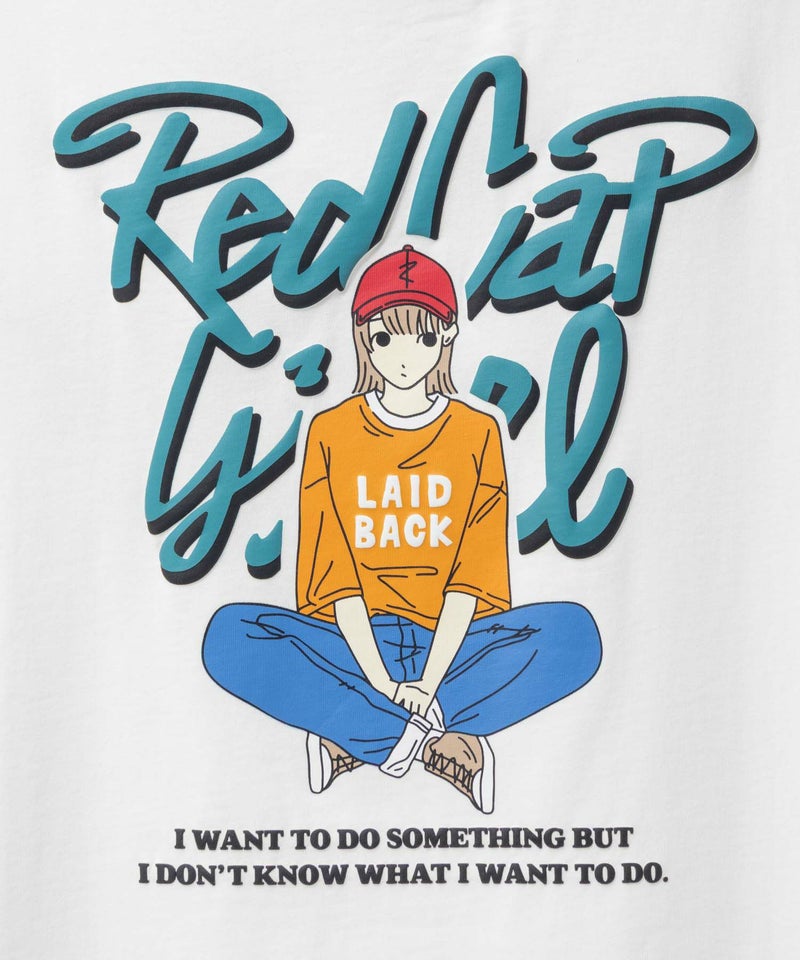 RED CAP GIRL 天竺バックプリントTシャツ メンズ メール便 対応商品商品画像-17