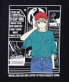 RED CAP GIRL  天竺バックプリントTシャツ メンズ メール便 対応商品商品サムネイル-23