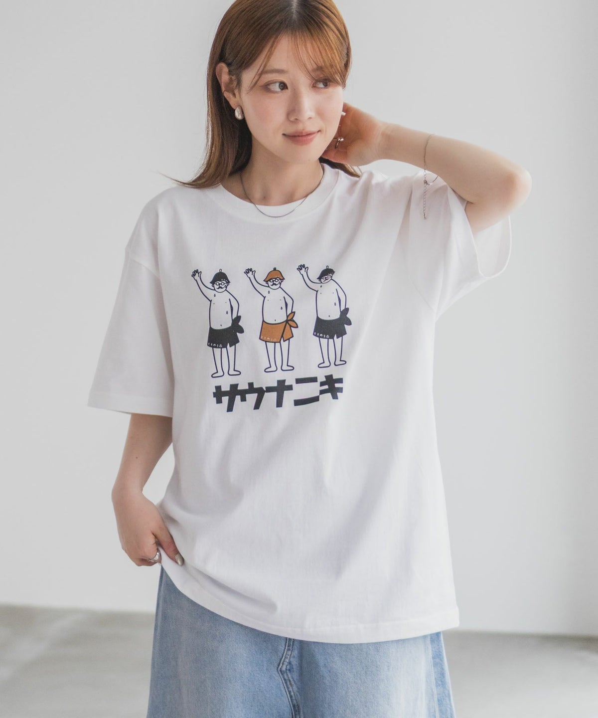 【WEB限定】サウナニキオーバーサイズTシャツ メンズ ネコポス 対応商品