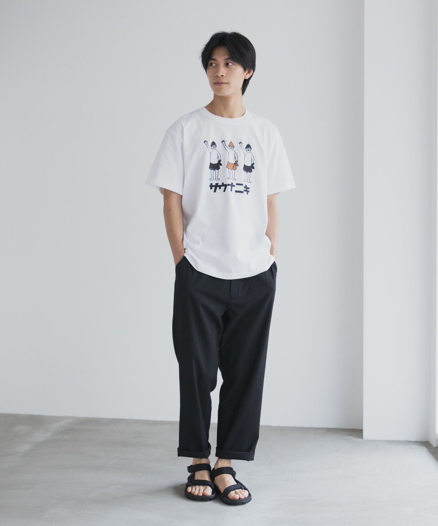 サウナニキオーバーサイズTシャツ メンズ