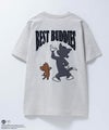 Tom and Jerry バックサガラ刺繍Tシャツ メンズ メール便 対応商品商品サムネイル-1
