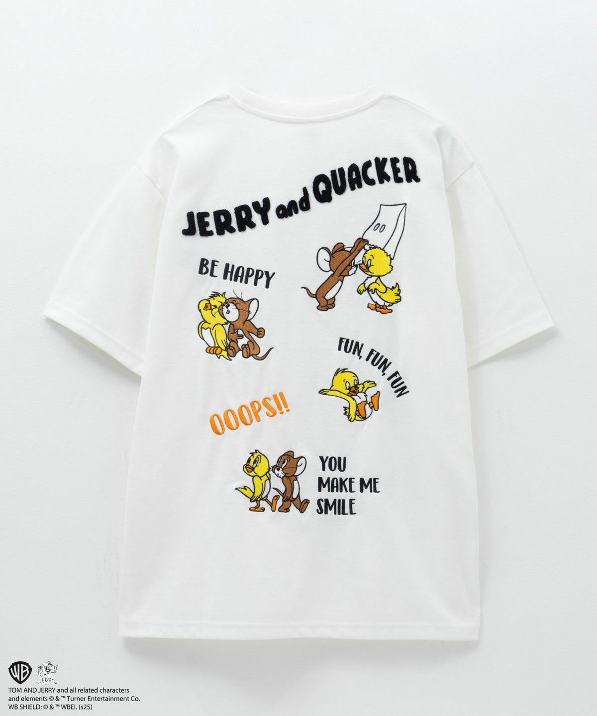 Tom and Jerry マッスルズバックサガラ刺繍Tシャツ メンズ ネコポス 対応商品