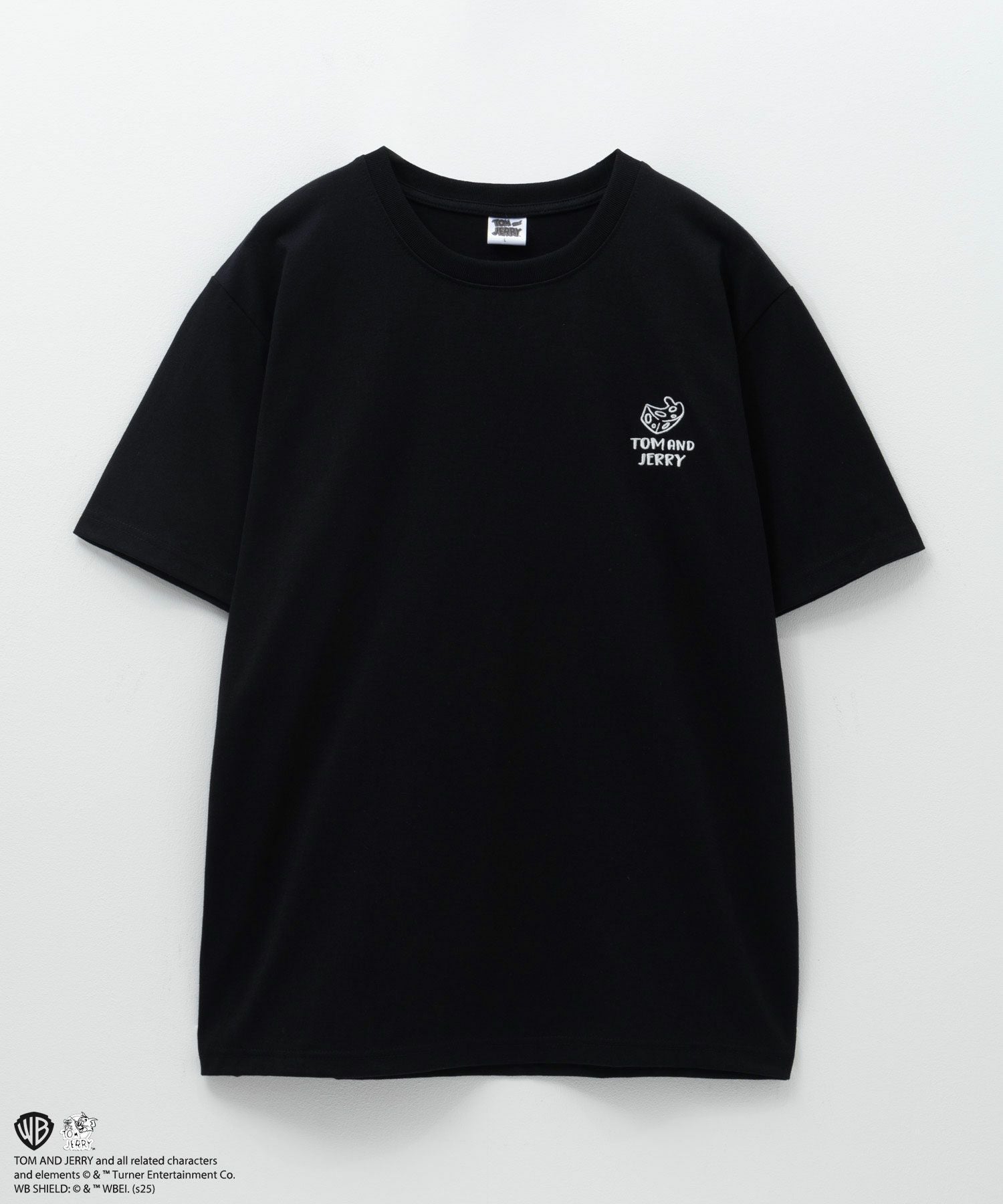 Tom and Jerry マッスルズバックサガラ刺繍Tシャツ メンズ