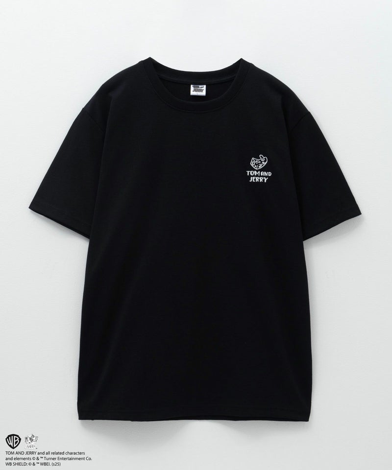 Tom and Jerry マッスルズバックサガラ刺繍Tシャツ メンズ メール便 対応商品商品画像-4