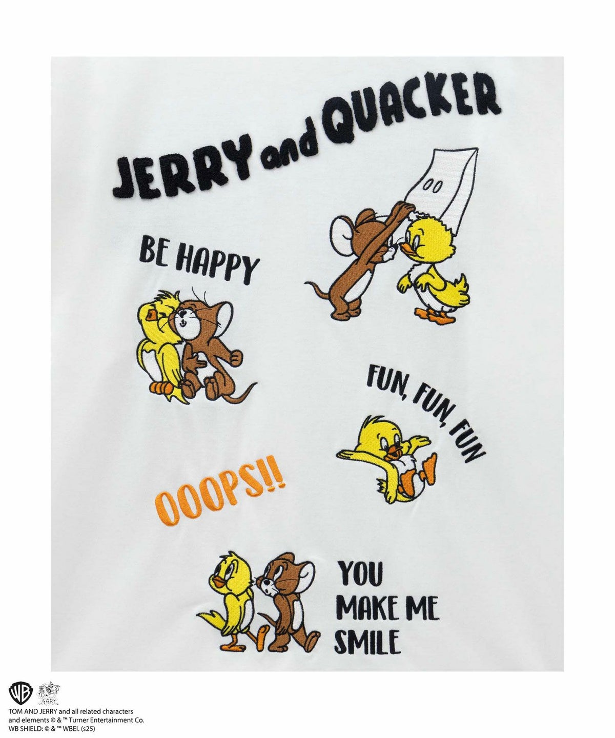 Tom and Jerry マッスルズバックサガラ刺繍Tシャツ メンズ ネコポス 対応商品