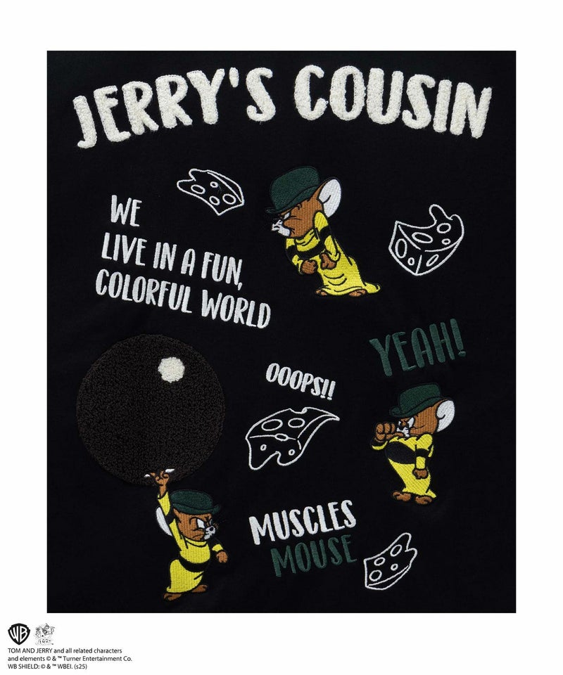 Tom and Jerry マッスルズバックサガラ刺繍Tシャツ メンズ メール便 対応商品商品画像-8