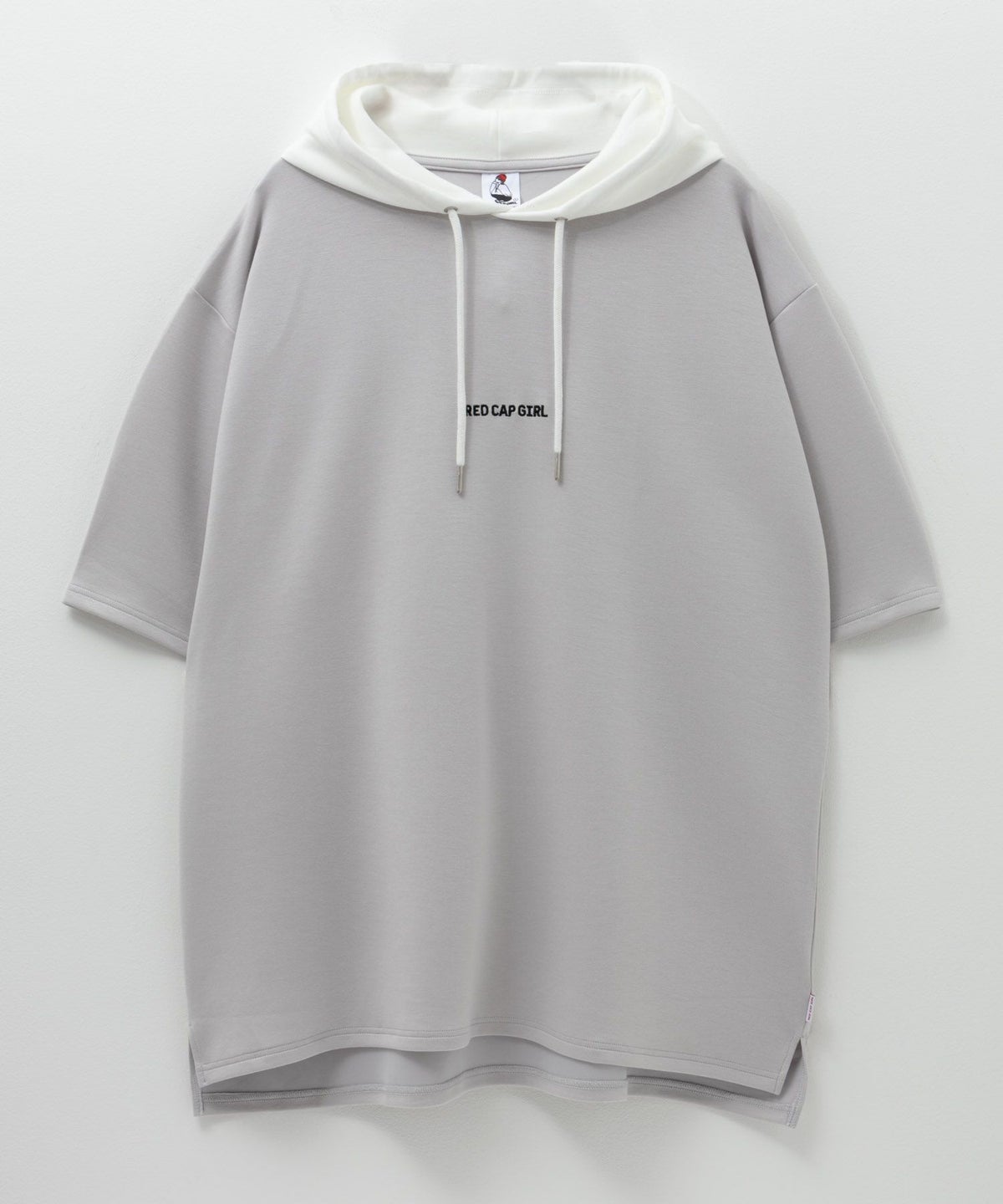 RED CAP GIRL ポンチ素材バックプリントフードTシャツ メンズ