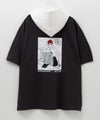 RED CAP GIRL  ポンチ素材バックプリントフードTシャツ メンズ商品サムネイル-8