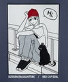 RED CAP GIRL  ポンチ素材バックプリントフードTシャツ メンズ商品サムネイル-13