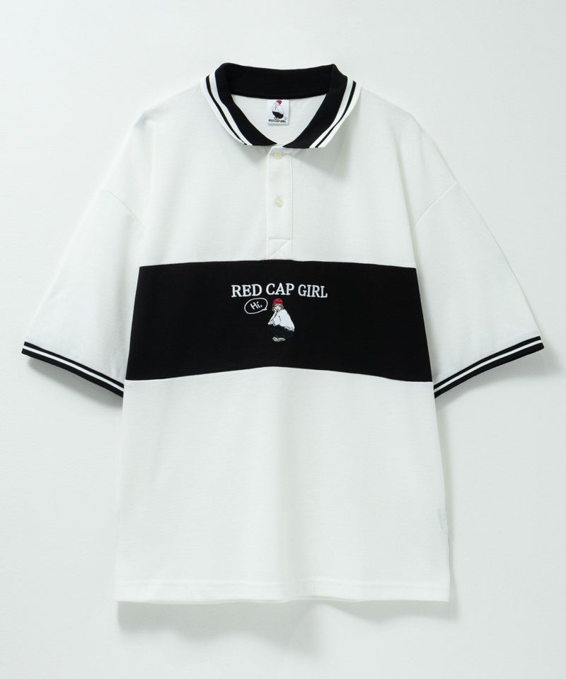 RED CAP GIRL 鹿の子切替ポロシャツ メンズ商品画像-1
