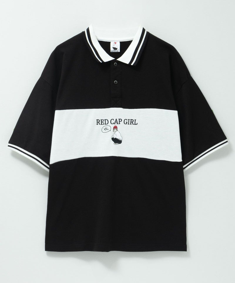 RED CAP GIRL 鹿の子切替ポロシャツ メンズ商品画像-3