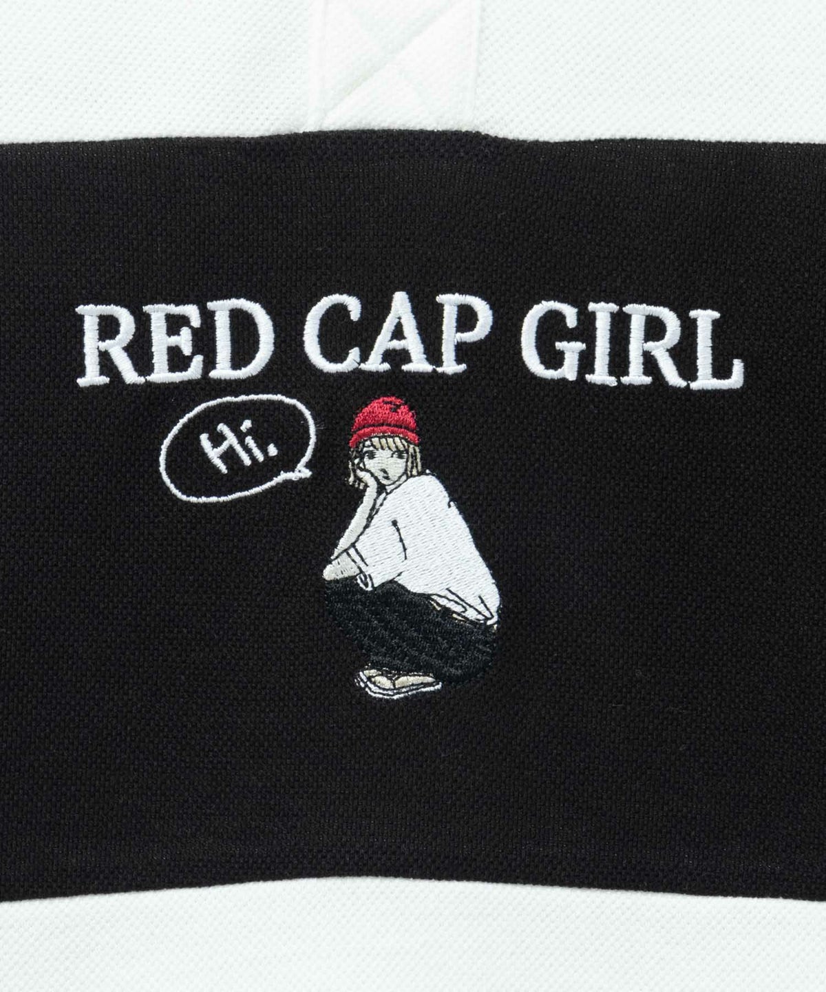 RED CAP GIRL 鹿の子切替ポロシャツ メンズ
