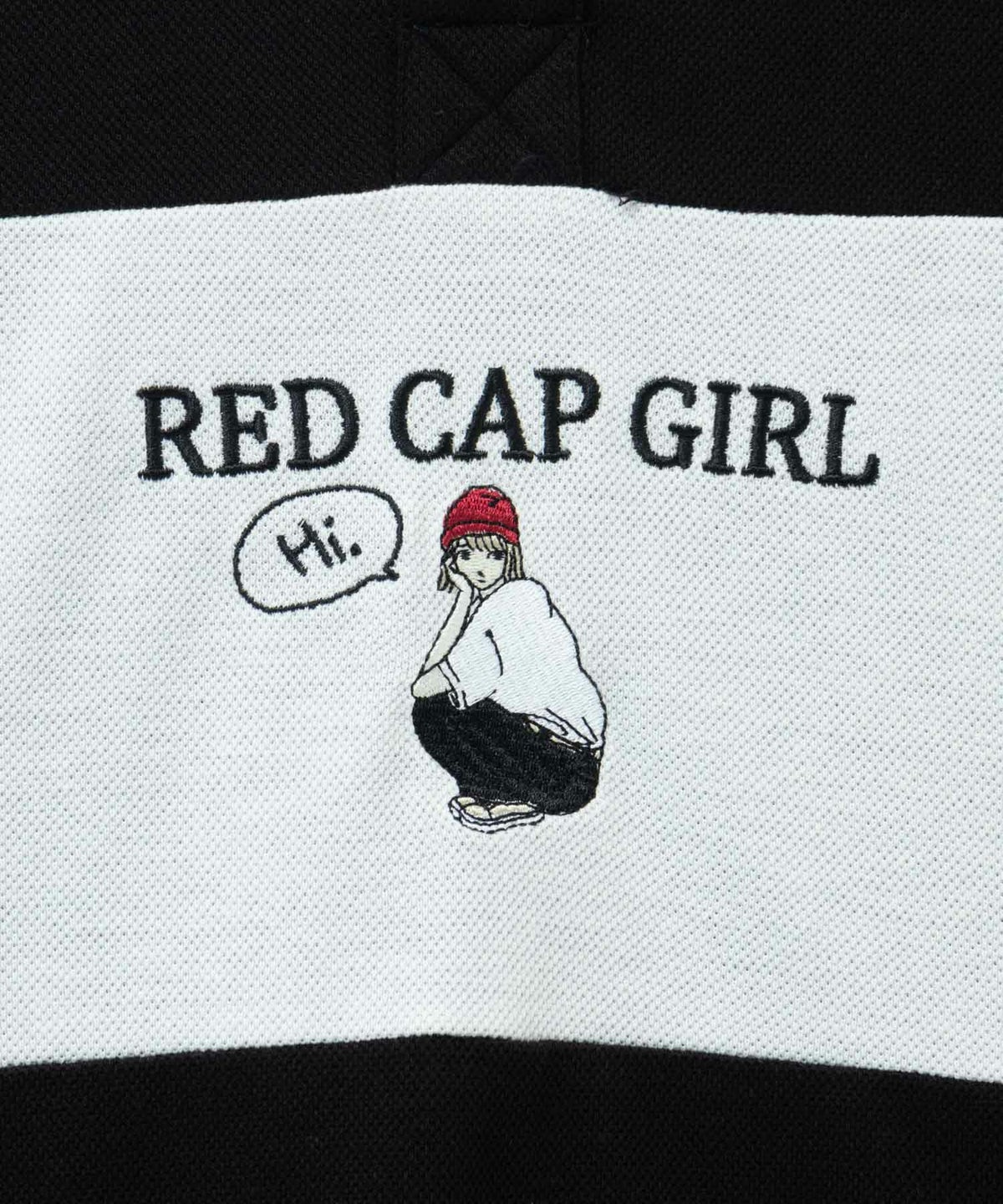 RED CAP GIRL 鹿の子切替ポロシャツ メンズ
