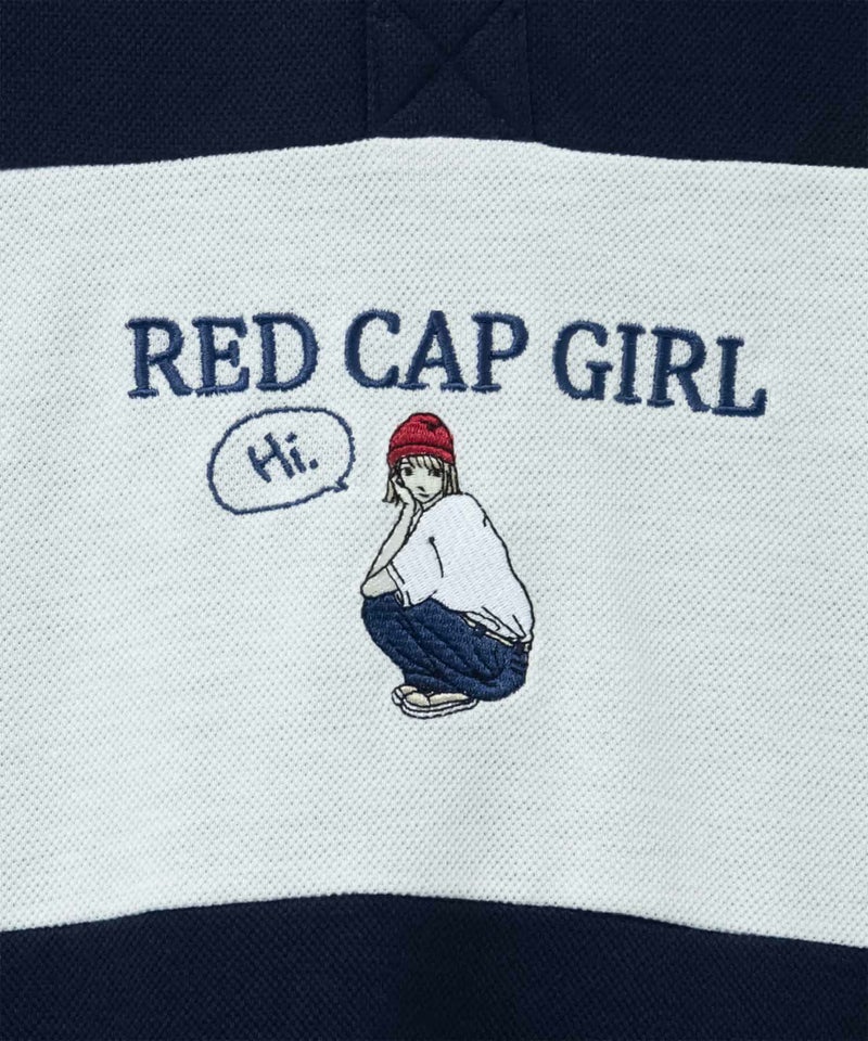 RED CAP GIRL 鹿の子切替ポロシャツ メンズ商品画像-9