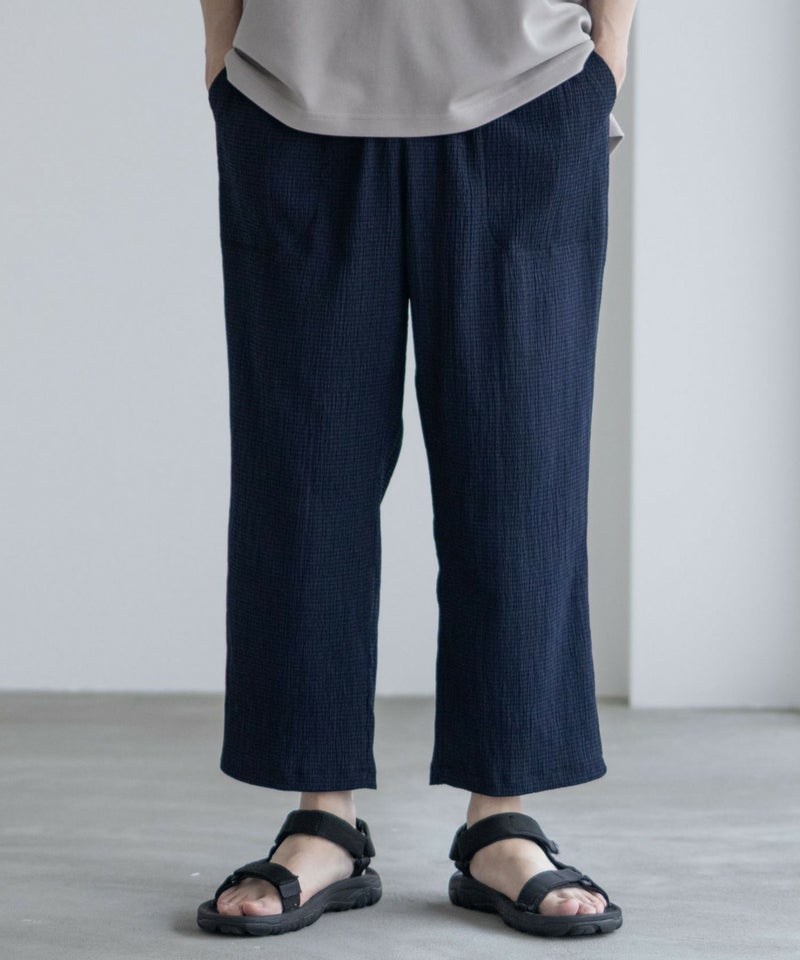 NAVY 楊柳アンクルパンツ メンズ商品画像-1