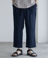 NAVY 楊柳アンクルパンツ メンズ