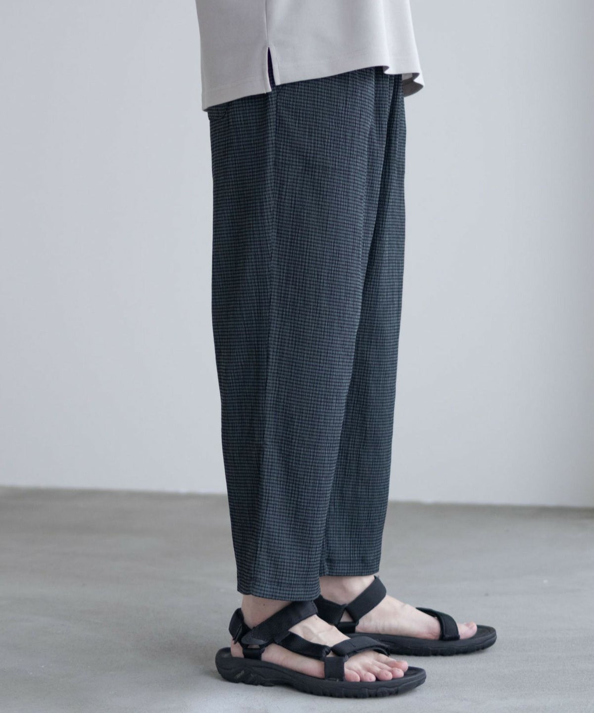 NAVY 楊柳アンクルパンツ メンズ