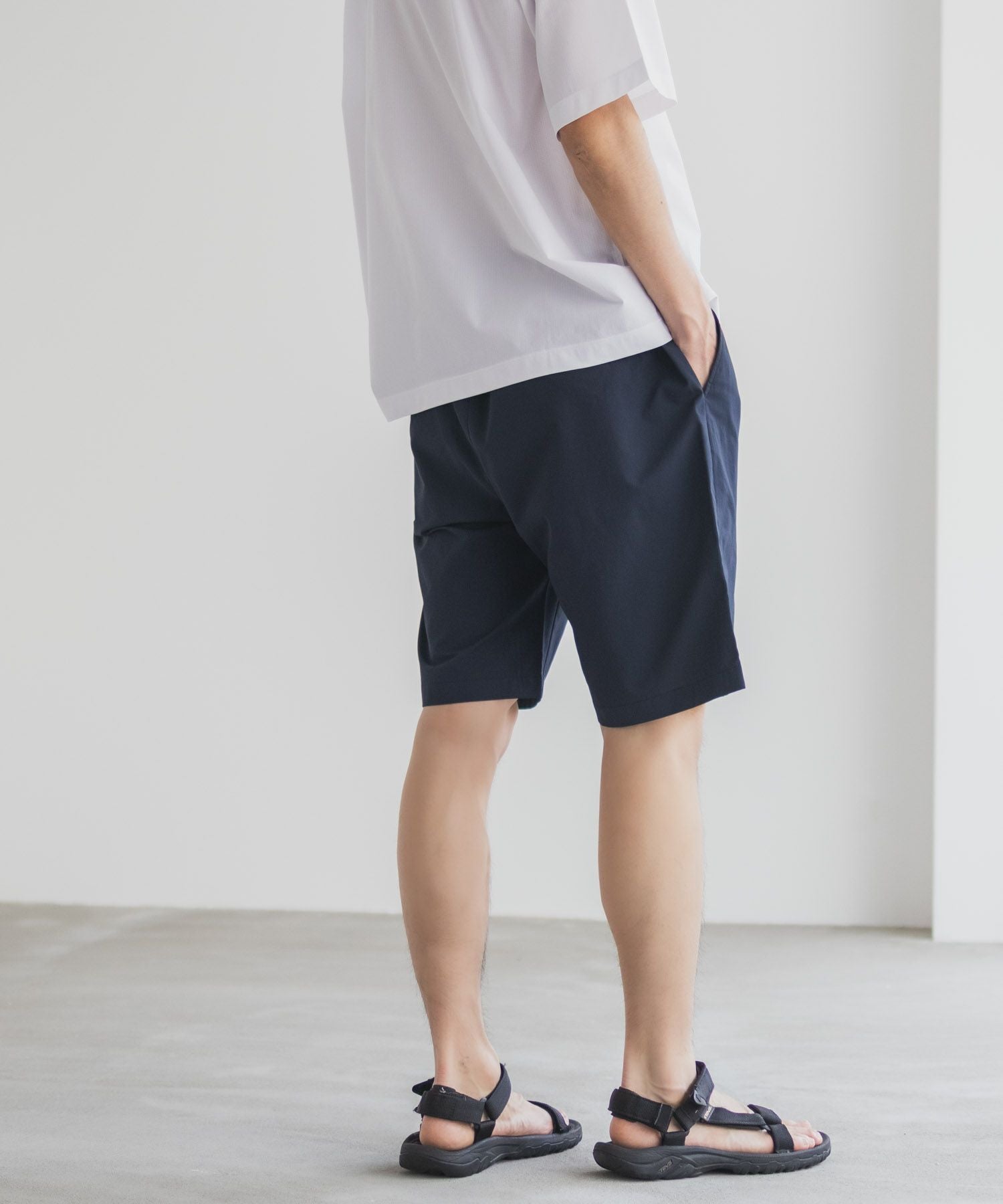 NAVY KAZETOSU メッシュハーフパンツ メンズ