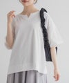 nAvy エブリーT 汗じみ軽減 キーネックTシャツ レディース メール便 対応商品商品サムネイル-2