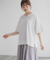 nAvy エブリーT 汗じみ軽減 キーネックTシャツ レディース メール便 対応商品商品サムネイル-11
