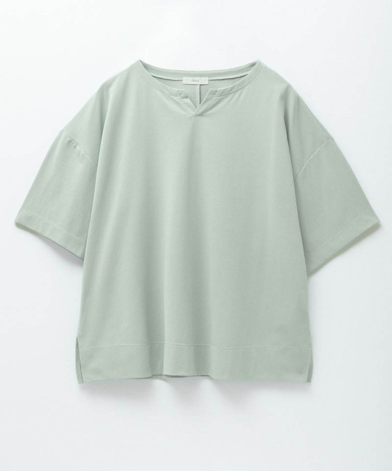 nAvy エブリーT 汗じみ軽減 キーネックTシャツ レディース メール便 対応商品商品画像-23