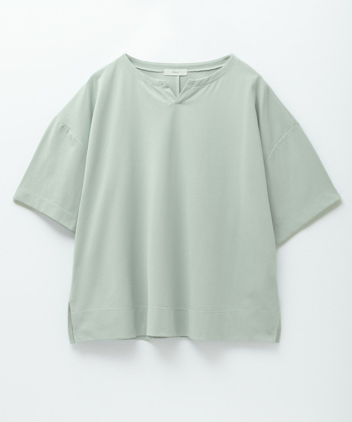 nAvy エブリーT 汗じみ軽減 キーネックTシャツ レディース ネコポス 対応商品