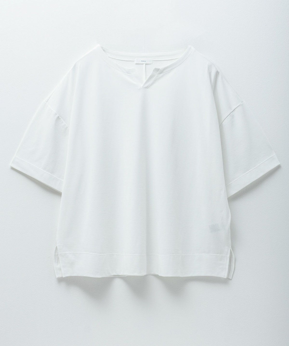 nAvy エブリーT 汗じみ軽減 キーネックTシャツ レディース ネコポス 対応商品