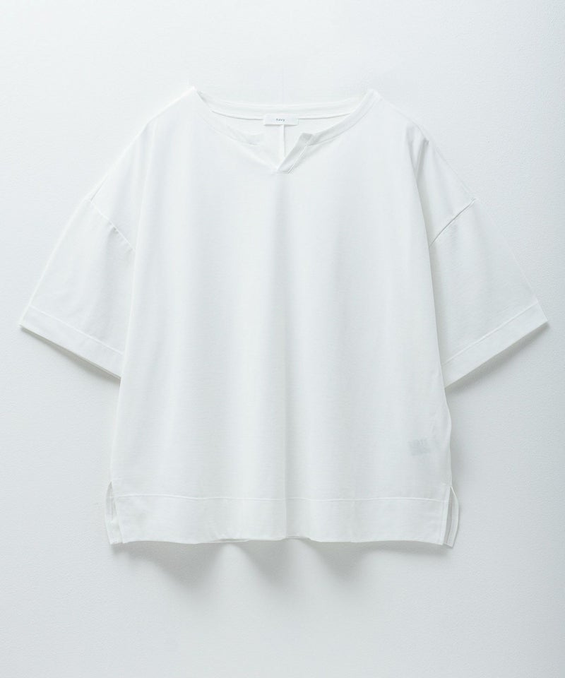 nAvy  エブリーT 汗じみ軽減 キーネックTシャツ レディース メール便 対応商品商品画像-25