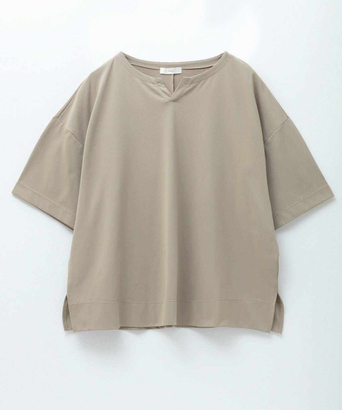 nAvy エブリーT 汗じみ軽減 キーネックTシャツ レディース ネコポス 対応商品