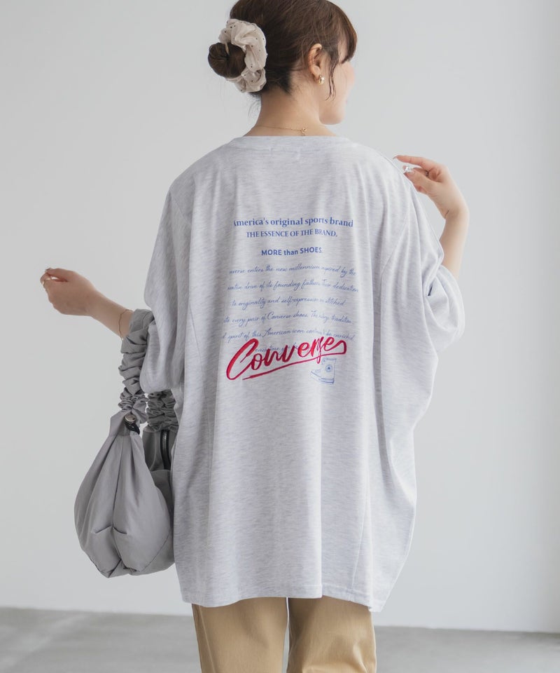 CONVERSE ビッグチュニックTシャツ レディース メール便 対応商品商品画像-2