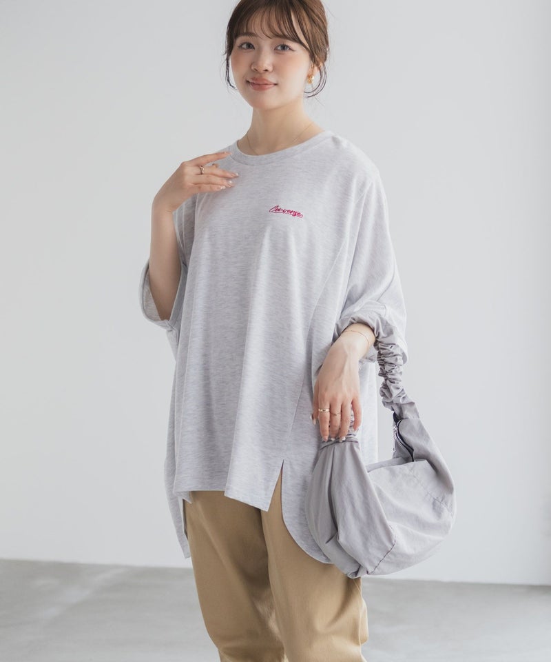 CONVERSE ビッグチュニックTシャツ レディース メール便 対応商品商品画像-13