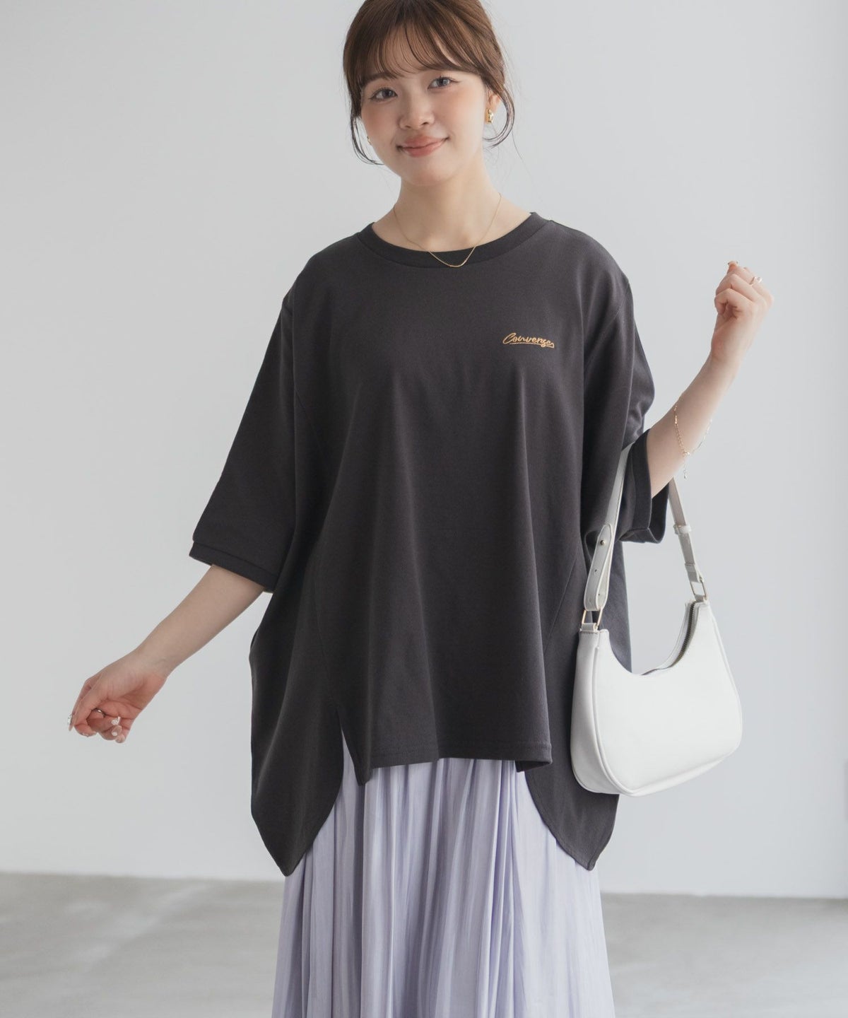 CONVERSE ビッグチュニックTシャツ レディース ネコポス 対応商品