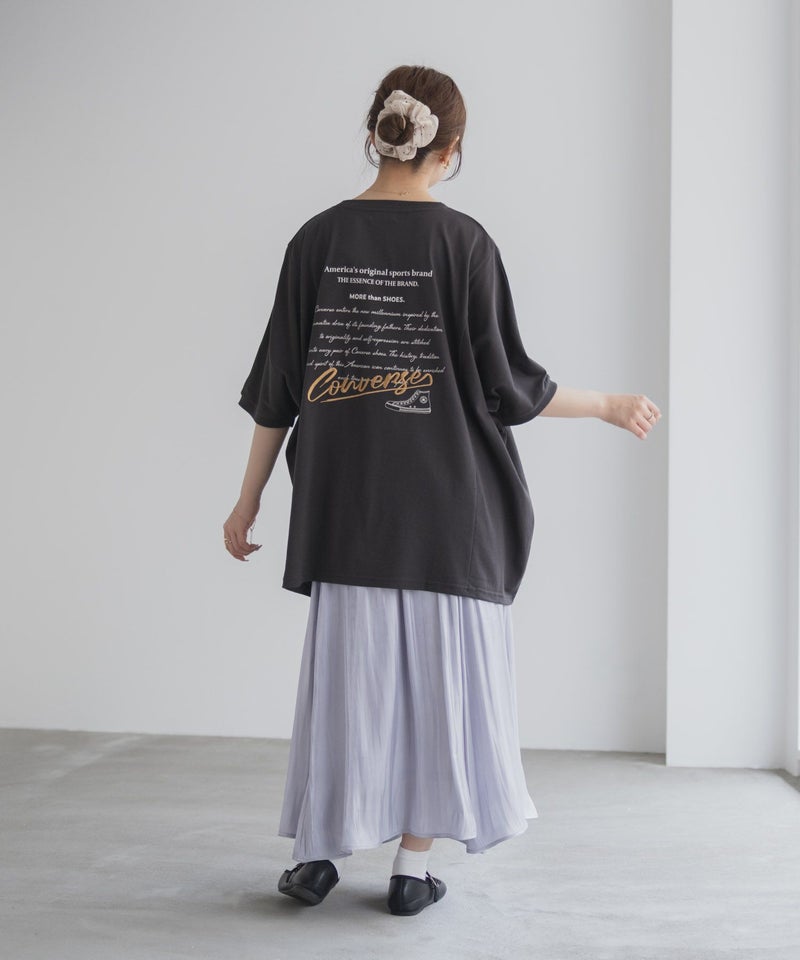 CONVERSE ビッグチュニックTシャツ レディース メール便 対応商品商品画像-37