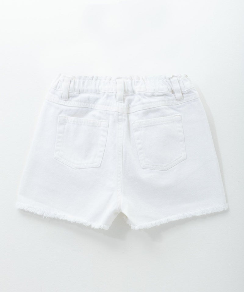 NAVY カツラギフリンジショートパンツ キッズ商品画像-2