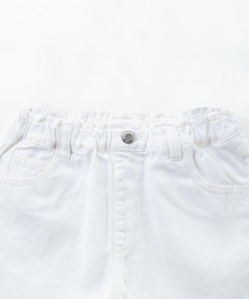 NAVY  カツラギフリンジショートパンツ キッズ商品画像-3