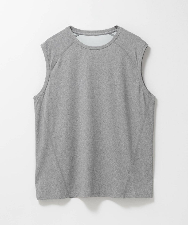 NAVY SARARI 鬼リピTee ドライストレッチノースリーブインナー メンズ メール便 対応商品商品画像-4