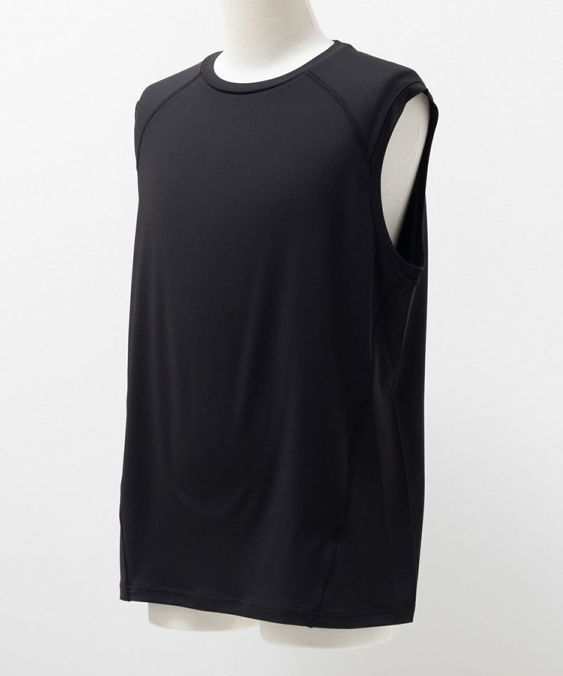 NAVY SARARI 鬼リピTee ドライストレッチノースリーブインナー メンズ メール便 対応商品商品画像-10